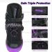 Adjustable Kids Inline Skates | Purple&Black Roller Blades | Light-Up Wheels | Beginner Outdoor & Indoor Skates for Boys & Girls | Medium-Big Kid Size - Buy Online on GoSupps.com