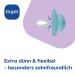 Mam Perfect Schnuller Set of 2 | Dental & Jaw Development Baby Pacifier | Eco-Friendly Silicone | 16+ Months | Rabbit & Flower Designs - Buy Online on GoSupps.com
