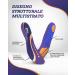 QBK Arch Support Insoles for Heel Spur Relief | Prevent Metatarsalgia & Overpronation | XL Violet (Men 45-48) - Ideal for Work & Standing - Buy Online on GoSupps.com