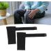 Self-Heated Knee Supports - Warming Knee Protectors for Joint Pain Relief | Compression & Cold Protection | Knitted Black Shin Strap - Buy Online on GoSupps.com