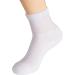 +MD Quarter Diabetic Socks - 6 Pairs White, Size 10-13 | Non Binding Top for Swollen Feet | Men & Women's - Buy Online on GoSupps.com