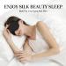 ZIMASILK 22 Momme Pure Mulberry Silk Sleep Mask - 3D Contoured Cup Eye Mask Blindfold - Super Soft & Comfortable for Sleeping (Black) - Buy Online on GoSupps.com