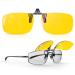 Goiteia Blue Light Blocking Clip On Glasses|Computer and Gaming Clip On Eyeglasses for Better Night Sleep|Anti Eye Strain Daymax Yellow(minimal Colour Distortion)