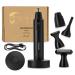 URBANER Nose Hair Trimmer for Men Japanese Motor USB Charger IPX8 Waterproof 4-in-1 Grooming Set Ear and Nose Hair Trimmer Eyebrows Trimmer Portable Electric Shaver Gifts MB-990