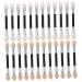 FOMIYES Latex Eye Shadow Stick Eyebrow Brush Applicator Makeup Gadgets Precision Tools Girl Makeup Brush Eye Makeup Makeup Sponge Sticks Double-ended Makeup Brush Miss 24pcs