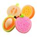 minkissy Body sponges scrubbers Body Shower Sponge Lovely Bath Tool Soft exfoliating Sponge Kids Bath sponges Kids Tools Fruits Bath Sponge Pouf Bath Sponge Lip Gloss take a Bath Tools