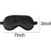 Buy Soft Black Eye Mask for Comfortable Sleep | Travel Eye Shade Cover - Perfect for Naps & International Shipping - Buy Online on GoSupps.com