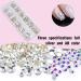 CUHZA 1440 Pieces Round Glass Rhinestones Crystal Gems 6 Sizes Round Crystal Gems Clear Rhinestones with Tweezers and Boxes for Decorating All Types of Crafts - Buy Online on GoSupps.com