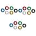 Magiclulu 18 STK Mini massage device still toys acupressure finger ring massage roller toys children's toys stress reduction massage rings for fingers finger feather tool primary school