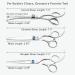 MOOLD Fellscher Professional Dog Care Shear Set - 7 Inch Curved Straight & Thinning Scissors - Japanese 440C Stainless Steel - Buy Online on GoSupps.com