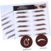 FOMIYES 8 Pcs Eyebrow Stickers Blush Makeup Make up Kit Eyebrown Sticker Eyebrow Tool 6d Water Proof Shaper - Buy Online on GoSupps.com