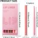 Makeup Lip Pencil Lip Pencil Pens - 6X Waterproof Lip Tint | Matte Lipstick Smudge-Proof Lip Pencil Long-Lasting Lip Gloss for Women - Buy Online on GoSupps.com