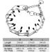 AWAVM Metal Choke Chain for Dog Anti Bark Collars for Dogs Durable Thick Prong Collars for Pet Outdoor Training Stainless Steel Prong Collar for Large Medium Small Dogs(L) - Buy Online on GoSupps.com