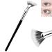 Mascara Fan Brush Beginners | Best Eyelash Brush Separate Lashes | Doublelayer Bristle Mascara Brush | 120 Folded Fanshaped Brushes Mascara Fan Brushes for Professional Makeup Artists