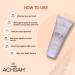 ACHSAH Silk Face Cream | Organic Vitamins A C E & Zinc | Natural Ingredients for All Skin Types | Brightens & Nourishes - Buy Online on GoSupps.com