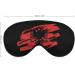 Vintage Albanian Flag Sleep Mask - Adjustable Eye Cover for Sleeping and Travel - Buy Online on GoSupps.com