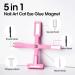 Gellen 5 in 1 Cat Eye Magnet for Nails - Multi-Function Strong Magnetic Nail Tools & 3D Gel Wand Stick Accessories for Salon & Manicure - Pink - Buy Online on GoSupps.com