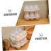 Zerodeko 2pcs Egg Storage Box Plastic Trays Eggs Fridge Egg Holder Egg Holder Dispenser Flat Shoes Organizer - Buy Online on GoSupps.com