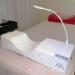 Eyeline Pillow - U-Shaped Eyelash Extension Cushion Set with LED Light | Ergonomic Makeup Pillow for Salons & Home Use | Perfect for Eyelash Extensions & Eyebrow Trimming in White - Buy Online on GoSupps.com