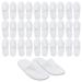 Juvale 12 Pairs Disposable Non-Slip Closed Toe Slippers for Hotels and Spas  Womens US Size 12  Mens Size 11 (White)