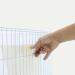 POPETPOP Rabbit Hay Rack Feeder for Bunny Guinea Pigs and Chinchillas Minimize Waste and with Hanging Alfalfa Hay Dispenser for Cage Beige - Buy Online on GoSupps.com