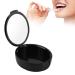Portable Black Prosthesis Case & Storage Box for False Teeth - Travel-Friendly Retainer Cleaning Cup - Buy Online on GoSupps.com