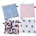 Portable Menstrual Pad Bag - Set of 4 | Period Napkin Disposal Pouch with Zipper | Towel Holder for Women - Travel Makeup Bags - Buy Online on GoSupps.com