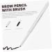 SKISUNO Gray Eyebrow Pencils 2pcs Brow with Pencils Enhancer Pencil -in- Dual Brush Tool Eyebrow Makeup Eyeliner Pencils - Buy Online on GoSupps.com