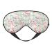 Floral Flamingo Botany Print Soft Imitation Silk Eye Shade Cover Mask Adjustable Night Blindfold 4 X 7.9 in
