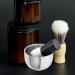 Fomiye Stainless Steel Razor Shell Shaving Cup - Large Capacity Ceramic Foam Cup for Men | Portable Shaving Essentials - Buy Online on GoSupps.com