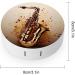 Saxophone Contact Lens Case with Mirror | Cute Portable Eye Travel Kit - Buy Online on GoSupps.com