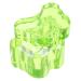 FOMIYES Glass Nail Art Accessories Nail Dish Bowl with Lids Dish for Acrylic Nails Nail Art Cup Decorative Nail Dish with Lids Nail Cups Nail Manicure Tools Nail Art Dish Bracket Thicken 7x5.6cm Green