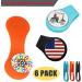 FINGER TEN Golf Ball Marker Hat Clip Magnetic Set - 6 Silicone Hat Clip (Black&Blue&Orange) - Durable & Removable - Value Pack (3, 6, 9, 12) - Attaches Easily to Hats, Caps, Belt - Silver - Buy Online on GoSupps.com