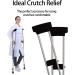 Universal Underarm Crutches - Padded Hand Grips & Handle Covers, Black - Buy Online on GoSupps.com