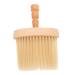 Hairdressing Bristle Brush Neck Brush Tool Shave Brush Hard Wave Brush Male Beard Shaving Brush with Wood Handle Male Shaving Brush Barber Supplies Neck Duster Barber Accessories