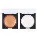 OBLHER Face illuminator Highlighter and Lightweight Shimmer Bronzer Fine Powder Glow Kit(White & Bronzer ), Retouching Facial Contours Hypoallergenic Long-lasting Makeup Sweatproof and Waterproof, Cruelty Free face-bronzers 3