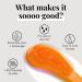 Lily England Detangle Hair Brush - Gentle Detangling Hairbrush for Curly, Straight, Thick, and Natural Hair - Pink/Orange - 1 Count - Buy Online on GoSupps.com