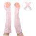 Minkissy 3 Pairs Ice Silk Arm Sleeves for Men & Kids - UV Protection Cooling Gloves Elastic Sun Sleeves for Exercise - Pink Acrylic Arm Guard - Buy Online on GoSupps.com