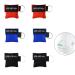 6 pieces of ventilation mask key rings ventilation mask first aid wearable mouth to mouth ventilation protection ventilation search with key rings CPR mask for adults children