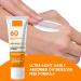 Sun Cream SPF 60 SPF Face Moisturiser Sunscreen For High Sun Protection SPF Moisturiser Waterproof Face Sunscreen Against UV Sunscreen For Sensitive Skin Invisible Fluid Sun Block Travel Suncream 60ml - Buy Online on GoSupps.com