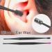 IKAAR Ear Wax Remover Kit - 2Pcs Soft Silicone Double Head Ear Pick Cleaner Tool | Spiral Design | Black + Pink - Buy Online on GoSupps.com
