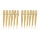 12pcs/box Salon Hairdressing Cutting Hairpins Hair Styling Clips Cutting Styling for Dyeing Hairdresser(Golden)