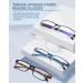 Teraise Men's & Women's Anti-Blue Light Reading Glasses - Fashionable Comfortable Robust with Feather Hinge & 3.0x Magnification - International Shipping Available - Buy Online on GoSupps.com
