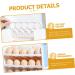KOMBIUDA Egg Storage Box Egg Holder for Fridge Eggs Egg Preservation Tray Household Egg Container Egg Box Dog - Buy Online on GoSupps.com