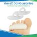ViveSole Toe Separator For Bunion - Hammer Toe Straightener Pads (Pair) -Corrector for Curled  Crooked  Curved  Overlapping  Clubbed  Claw  Mallet Curling Relief-Right & Left Gel Support Crest Cushion - Buy Online on GoSupps.com