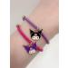 Sanrio Kuromi Hair Ties | 2pcs Ponytail Accessories Set | Kuromi/Face Designs - Buy Online on GoSupps.com