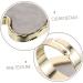 VICASKY 2pi ces Palette de M lange pour Nail Art DIY Support pour Vernis Ongles avec Anneaux pour Doigts Plateau de M lange pour Couleurs Blanc et Gris - Buy Online on GoSupps.com