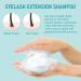 Unscented Shampoo for Lash Extensions - 2 Fl Oz with 2 Cleansing Brushes | Professional Grade Cleanser for Salon & Home Use - Buy Online on GoSupps.com