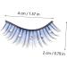 HONMEET 5 Pairs Cosplay Lashes Fake Eyelashes Reusable Black Eyelashes Rhinestone Eyelashes Natural False Eyelashes Soft Light Fake Lash Segmented False Eyelashes 5d False Eyelashes Fiber - Buy Online on GoSupps.com