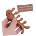 Minkissy Fish-Shaped Gua Sha Massage Tool & Portable Wooden Comb Multifunctional Jade Facial & Hair Care Tool - Buy Online on GoSupps.com